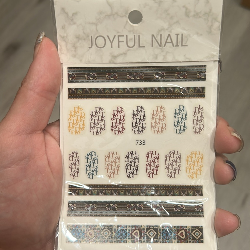Luxury Patterned Design Art Stickers NWT